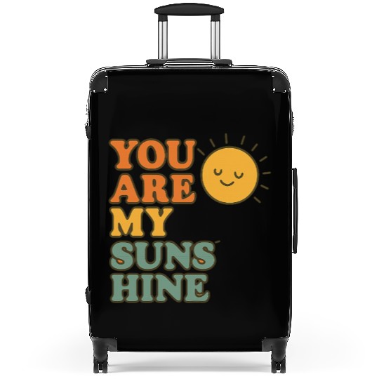You Are My Sunshine Suitcases