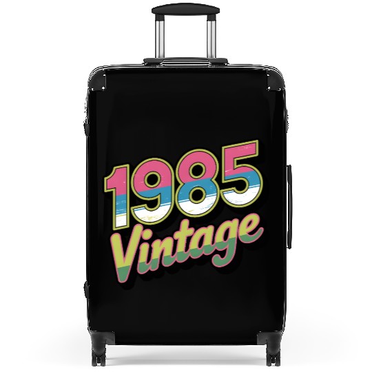 1985 Vintage Birthday Retro 80s Gift Idea Suitcases