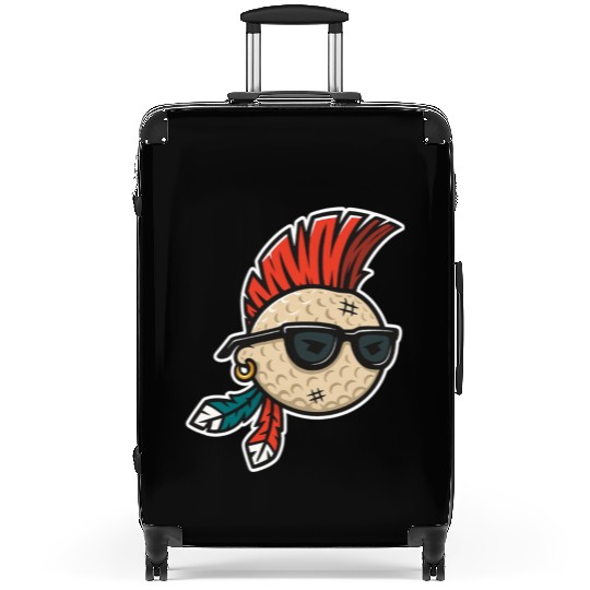 Punk Rock Golf Style Suitcases