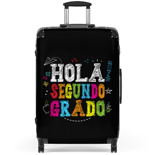 Hola Segundo Grado 2nd Grade Spanish Teacher Kids Suitcases