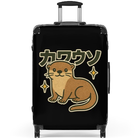 Kawaii Otter Japanese Suitcases