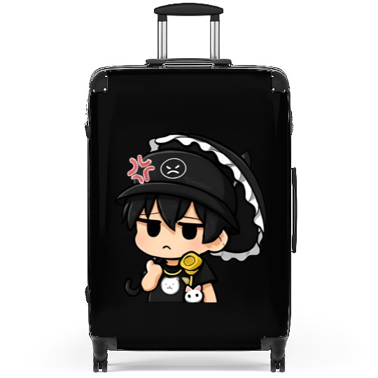 Chibi Joneda Angry Suitcases