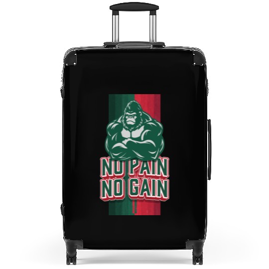 1RSN - No pain No gain Suitcases