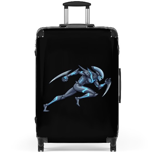 Velocity Alien (Speedster) Cartoon Suitcases
