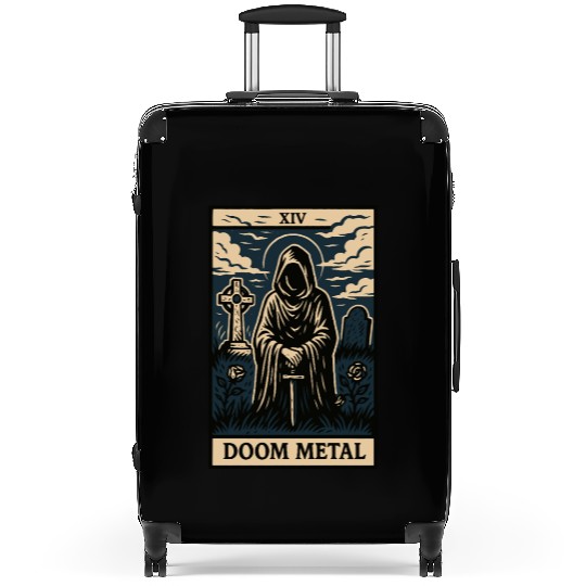 Dooom Metal Tarot Card – Shadows, Sorcery & Solitud Suitcases