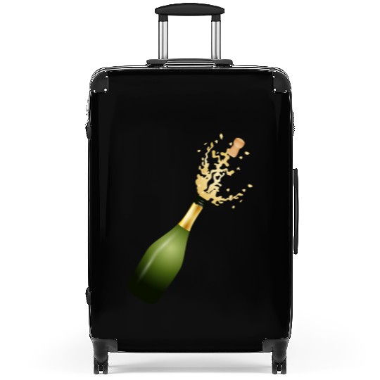 A champagne bottle – for New Year's Eve & parties Suitcases