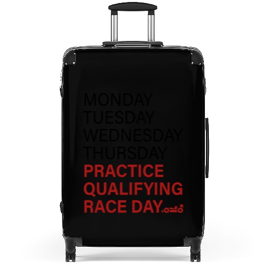 monday tuesday wednesday thursday practice qual Suitcases