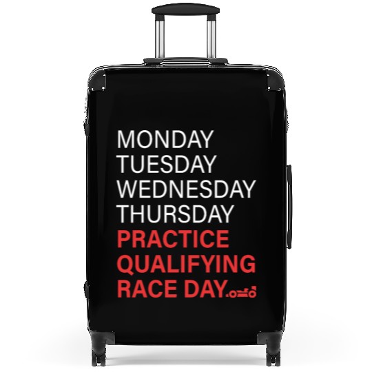 monday tuesday wednesday thursday practice qual Suitcases