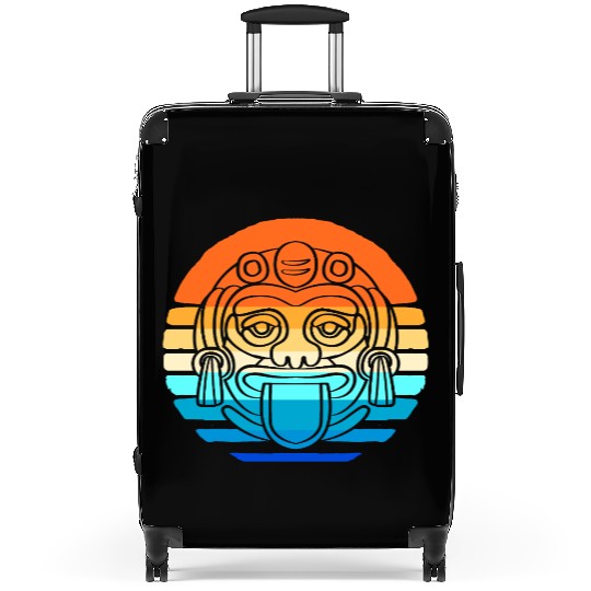Mayan And Aztec Symbols Indigenous Tribe Suitcases