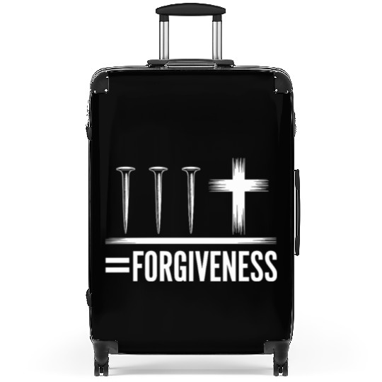 3 Nails Cross Symbol Christian Forgiveness Suitcases