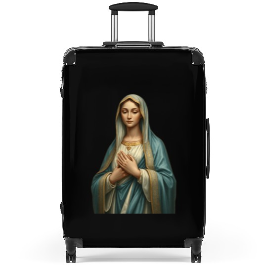 Madonna and Child Divine Embrace Suitcases
