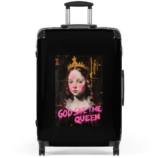 God Save the Queen Suitcases