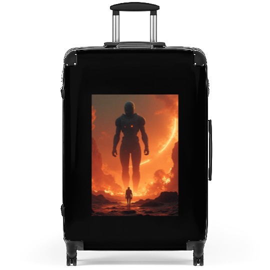 Giant Alien Overwatch Scene Suitcases
