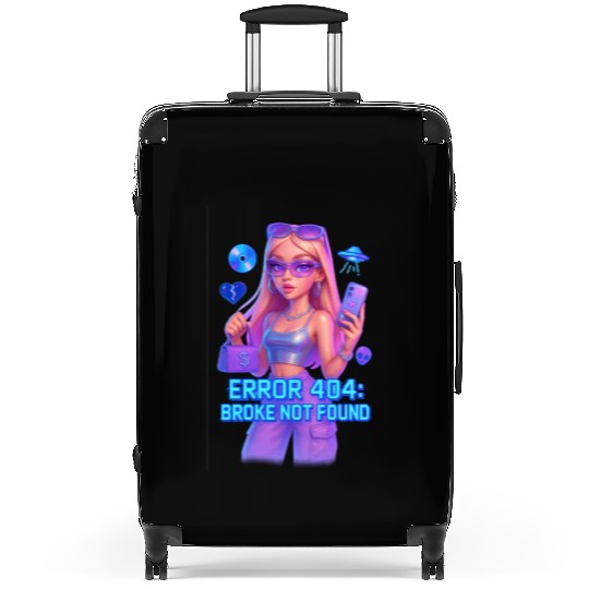 Y2K Rich Girl - ERROR 404 Bold Aesthetic Suitcases