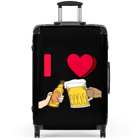 I LOVE BEER #1 Suitcases