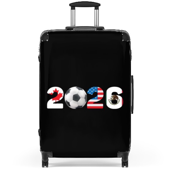 Get Ready for History 2026 World Cup Canada Suitcases