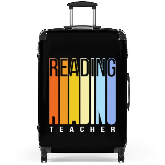 Back To School Reading Teacher Suitcases