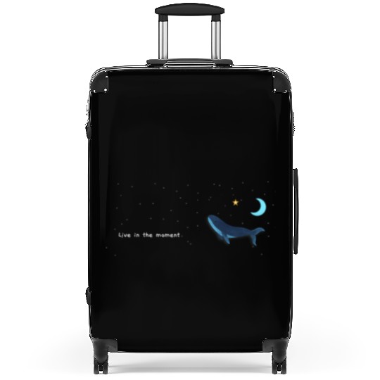 Whale  - Night Sky - live in the moment Suitcases