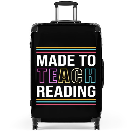 Back To School Reading Teacher Suitcases