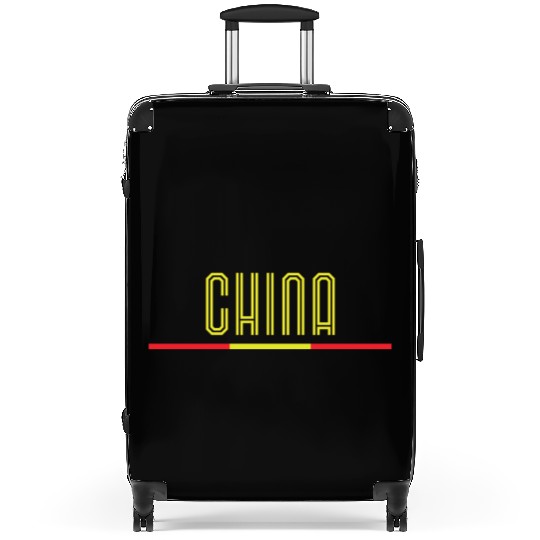 Chino Typography Design Suitcases