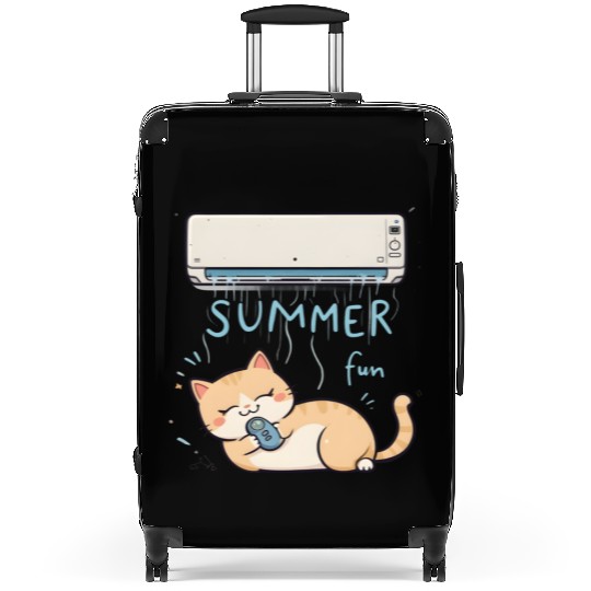 Funny Cat Suitcases | Retro Cat Meme Suitcases