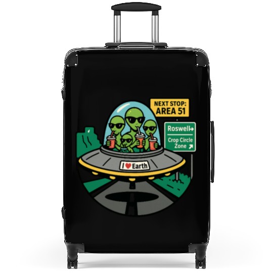 Alien road trip Suitcases