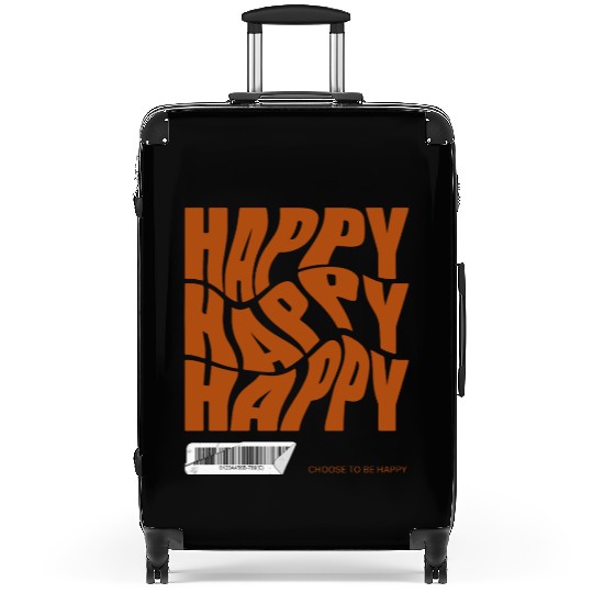 Choose Happy Suitcases