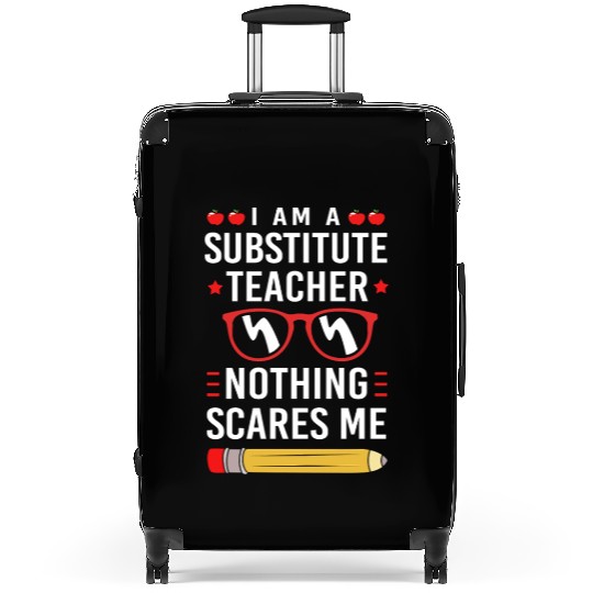Substitute Teacher Back To School Suitcases