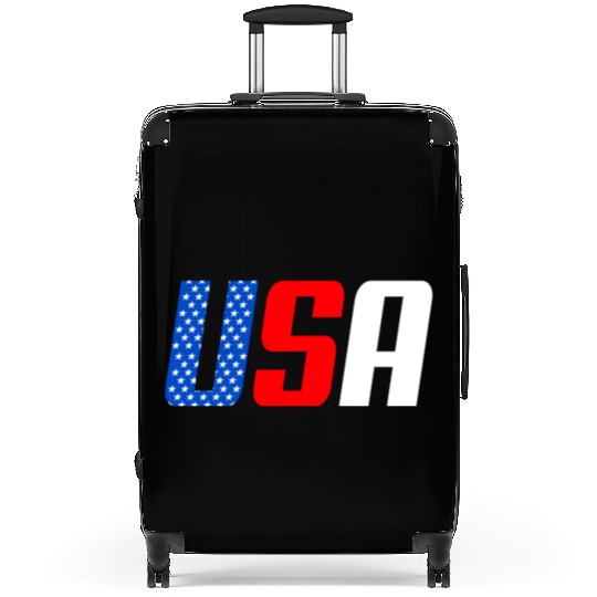Stars and Stripes USA Flag Design Suitcases