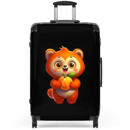 Bear with orange Suitcases