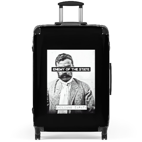 Emiliano Zapata (EOTS) (B&W) Suitcases