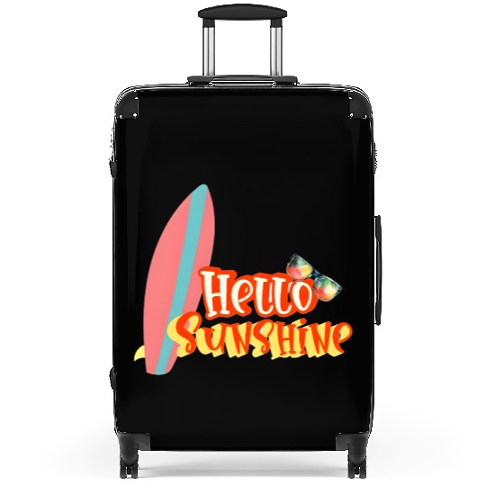 Hello Sunshine Summer Vibes  Suitcases