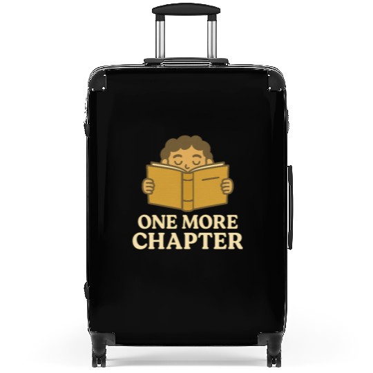 Book Lover Embrace Illustration Suitcases