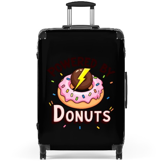 Powered By Donuts Suitcases