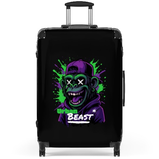 Urban Beast – Neon Street Art Design Suitcases