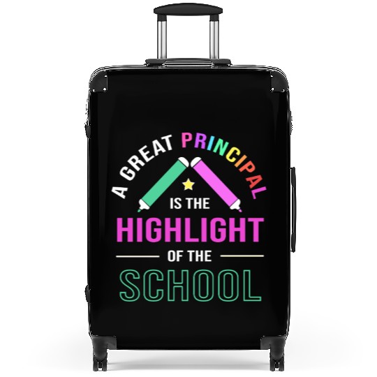 School Principal Teacher Back To School Suitcases