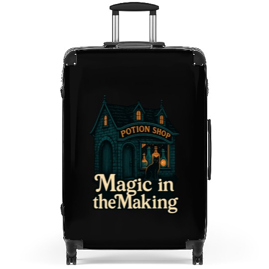 Potion Shop Witchcraft Design Suitcases