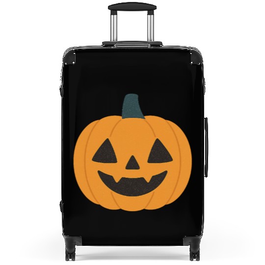 Festive Pumpkin Jack-o'-Lantern Design Suitcases