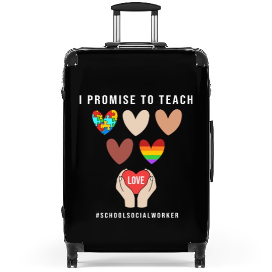 School Social Worker Teacher Therapist Suitcases