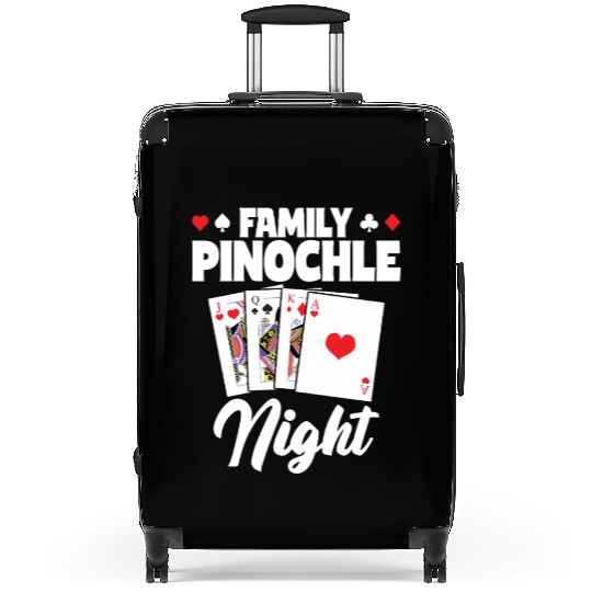 Family Pinochle Night Melding Card Game Suitcases