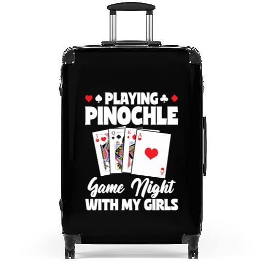 Playing Pinochle Game Night With My Girls Suitcases