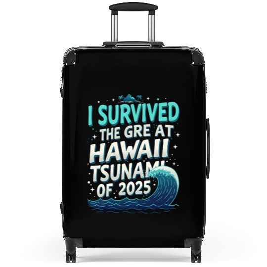 I Survived The Great Hawaii Tsunami 1 Suitcases