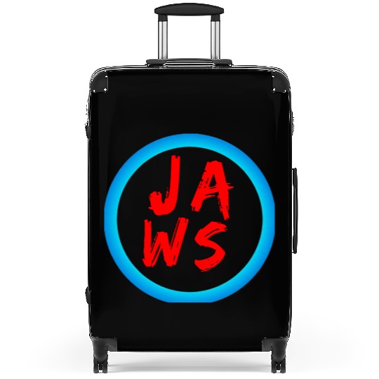 Vibrant Graffiti Style JAWS Logo Suitcases