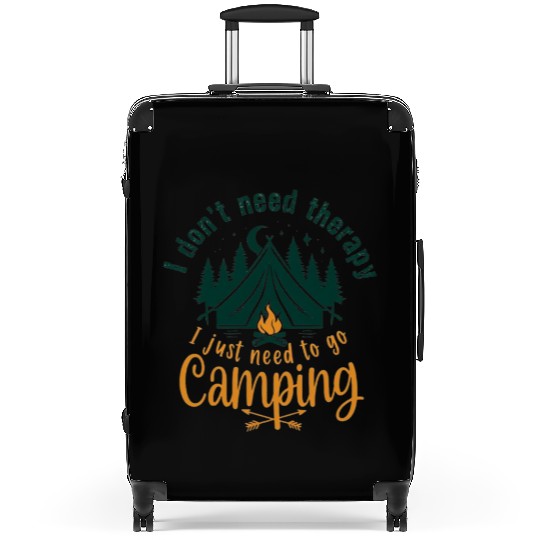 Camping Spirit Forest Tent Design Suitcases