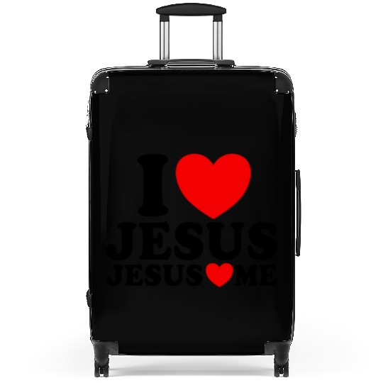 I Love Jesus Jesus Loves Me Christian Faith JesuJs Suitcases