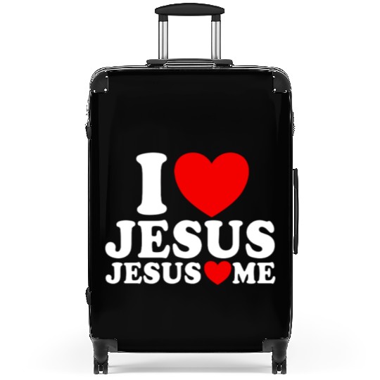 I Love Jesus Jesus Loves Me Christian Faith JesuJs Suitcases