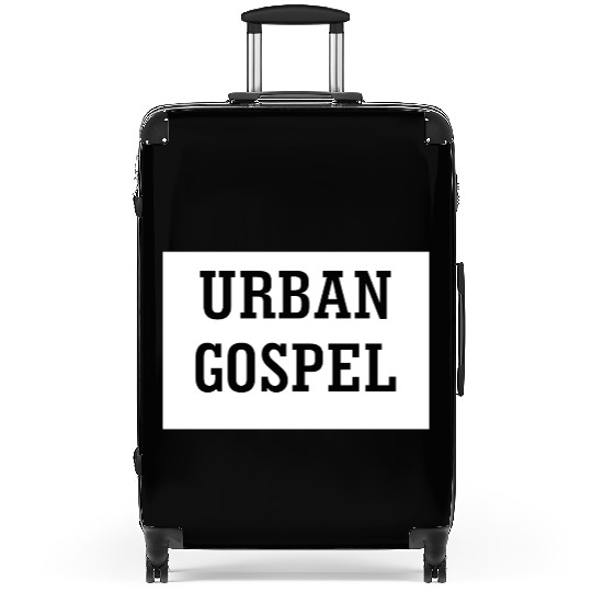Bold Urban Gospel Typography Design Suitcases