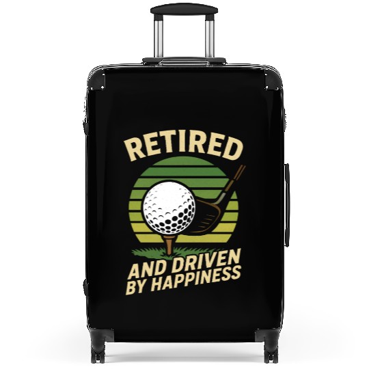 Retirement Plan: Golf Course Humor Retired Golfers Suitcases