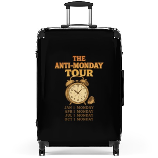 The Anti-Monday Tour Dates Retro Calendar Suitcases