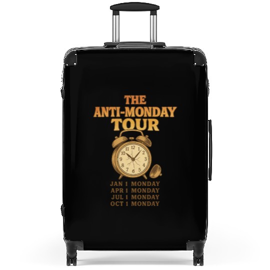 The Anti-Monday Tour Dates Retro Calendar Suitcases